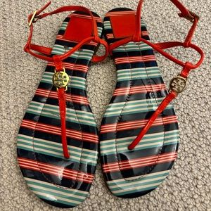 Tory Burch T Strap Sandals